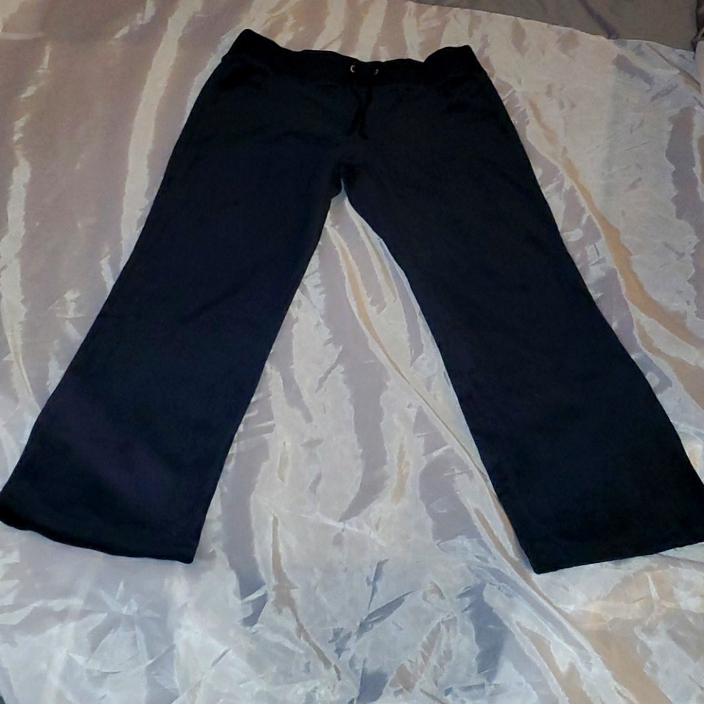 Velour straight leg